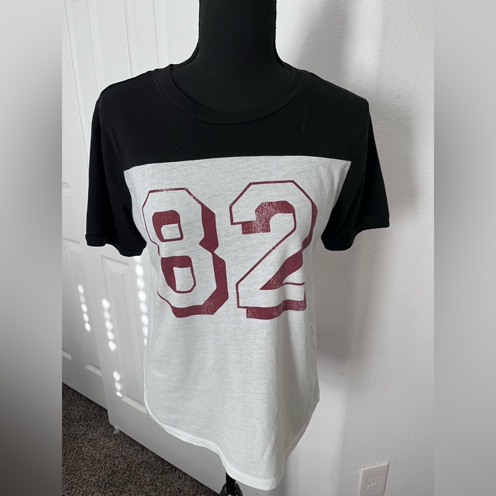 Forever 21 - Black & White “82” Graphic Tee